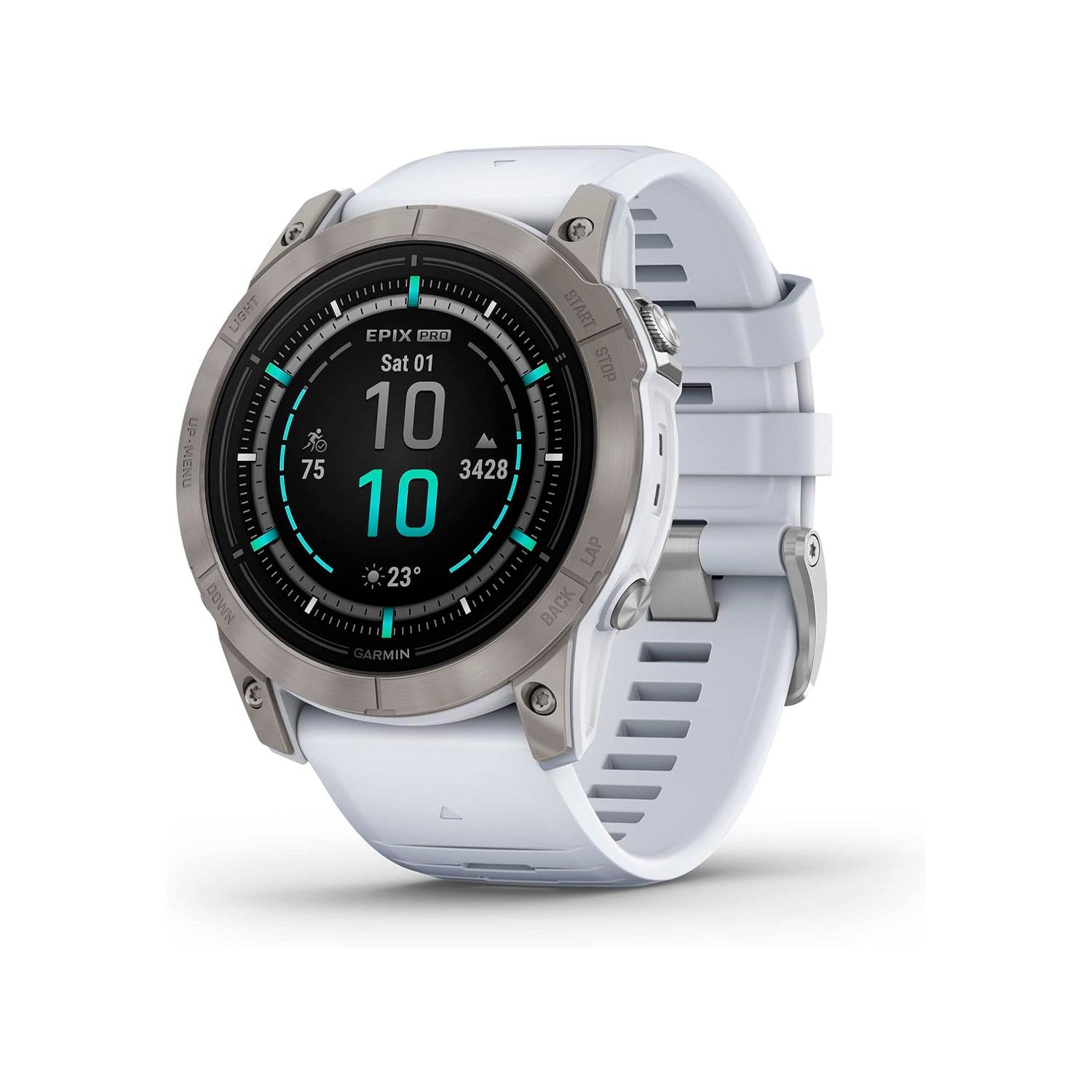 RELOJ GARMIN EPIX PRO GEN 2 SAPPHIRE WHITESTONE 47MM TITANIO