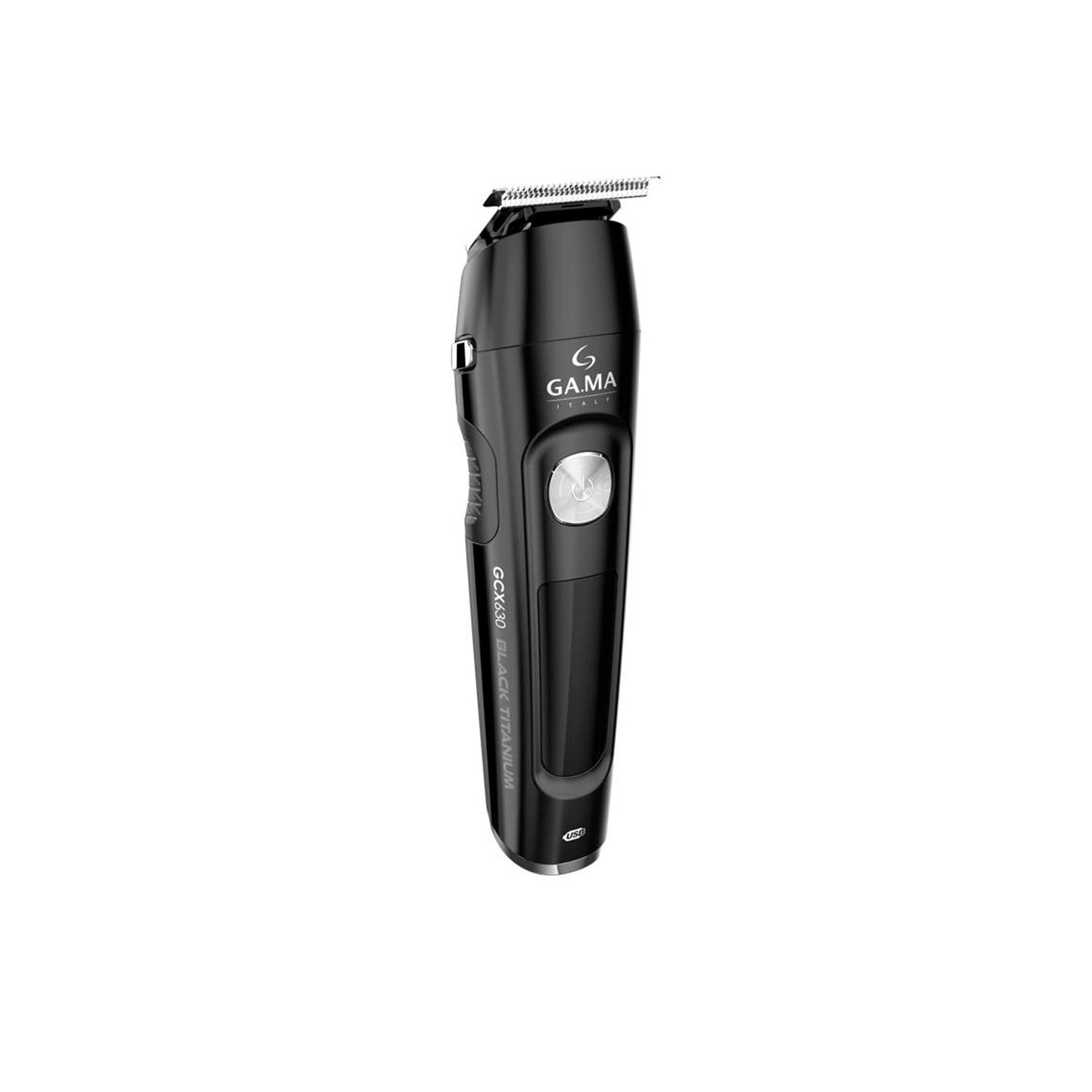 AFEITADORA CORTAPELO GAMA GCX-630 BLACK TITANIUM USB 15PCS - 1