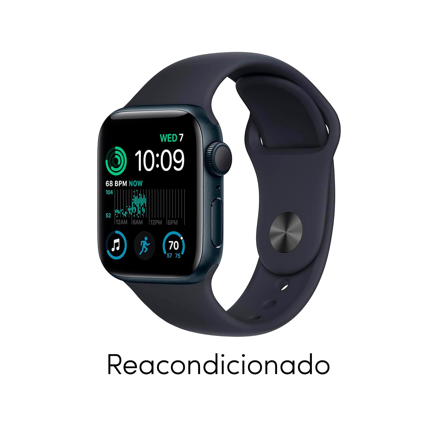 APPLE WATCH SE GPS (2DA GEN) 40MM CAJA ALUMINIO MIDNIGHT - 2
