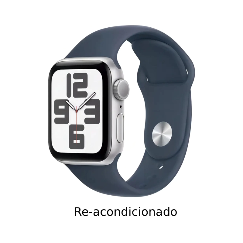 APPLE WATCH SE GPS (2DA GEN) 40MM CAJA ALUMINIO CORREA AZUL - 2