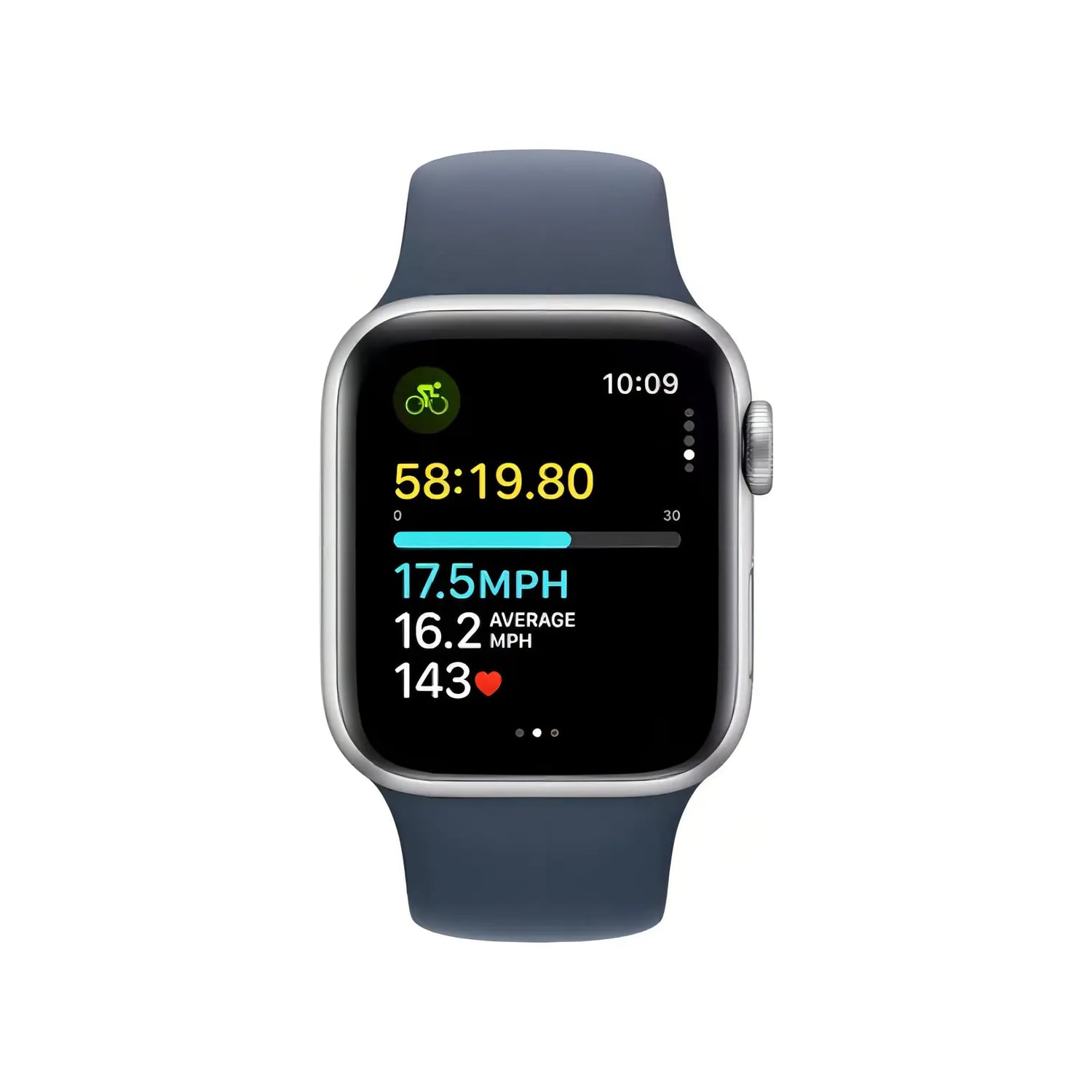 APPLE WATCH SE GPS (2DA GEN) 40MM CAJA ALUMINIO CORREA AZUL - 3