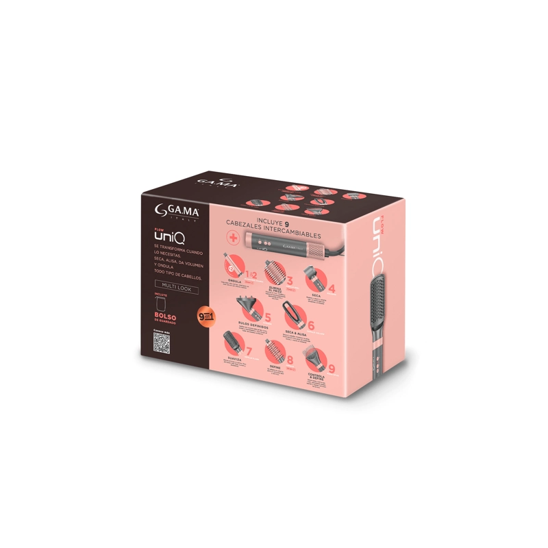 CEPILLO SECADOR GAMA MULTISTYLER UNIQ STYLER FLOW 9 EN 1 ULTRA ION - 7