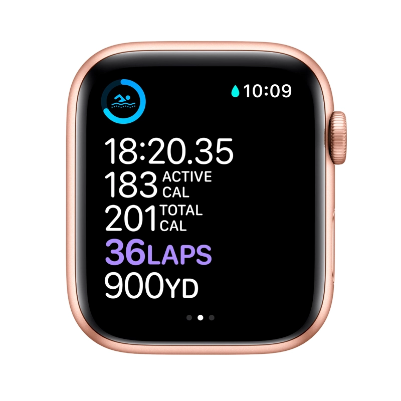 Reloj Apple Watch Series 6 40mm GPS + Wifi Gold Aluminum Case Pink Sand Sport Band - 3