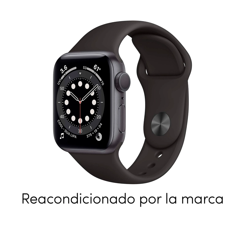 Reloj Apple Watch Series 6 40mm GPS + Wifi Space Gray Aluminum Case Black Sport Band - 2