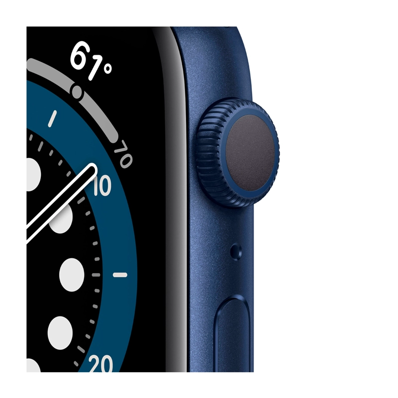 RELOJ APPLE WATCH SERIES 6 40MM GPS BLUE ALUMINUM CASE DEEP NAVY SPORT BAND - 5