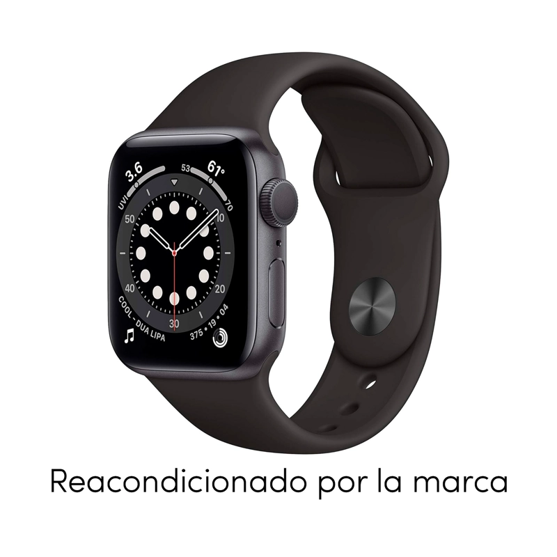 APPLE WATCH SERIES 6 40MM GPS SPACE GRAY ALUMINUM CASE - BLACK SPORT BAND - 3