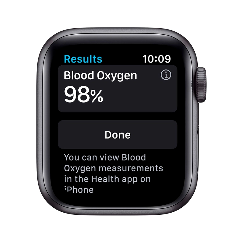 APPLE WATCH SERIES 6 40MM GPS SPACE GRAY ALUMINUM CASE - BLACK SPORT BAND - 4