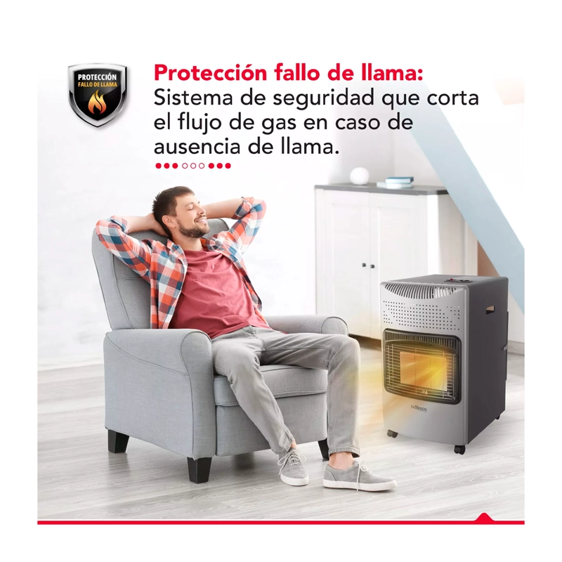 ESTUFA A GAS THORBEN GL 5K GRIS - 5