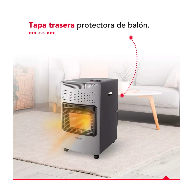 ESTUFA A GAS THORBEN GL 5K GRIS - 6