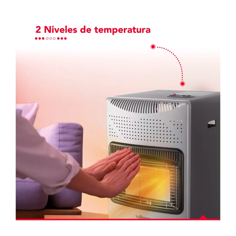 ESTUFA A GAS THORBEN GL 5K GRIS - 7