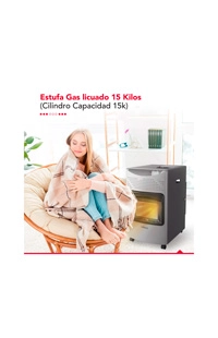 ESTUFA A GAS THORBEN GL 5K GRIS - 8