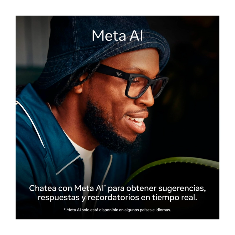 LENTES INTELIGENTES RAY-BAN META WAYFARER GEN 1 MATTE BLACK CLEAR TO GRAPHITE GREEN TRANSITIONS - 4