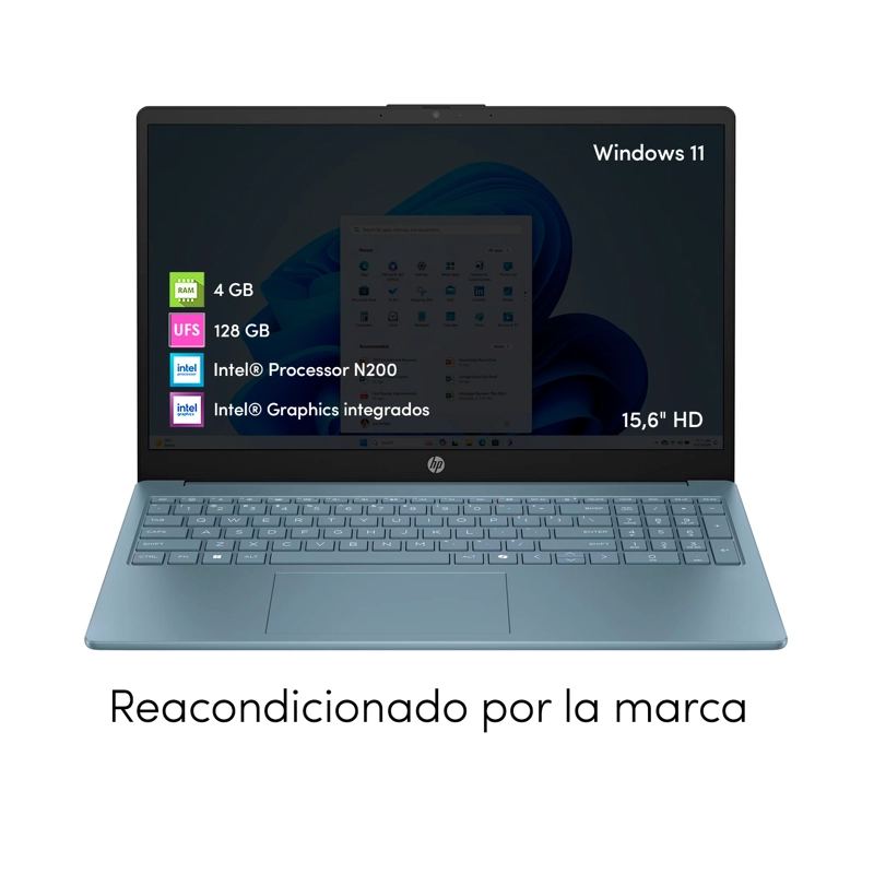 NOTEBOOK HP INTEL N200 4GB 128GB UFS 15.6' HD WIN11 - 3