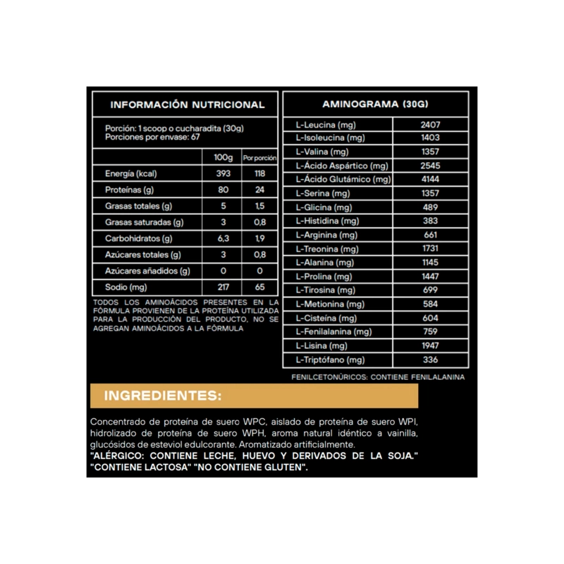 PROTEINA STRONGEST PRO 100% WHEY CHOCOLATE 2KG - 3