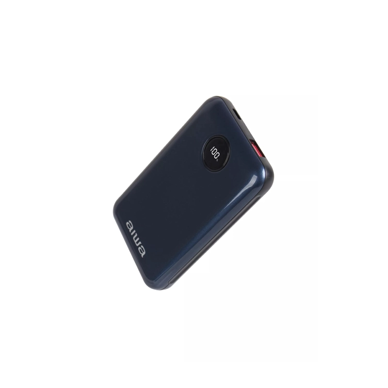 CARGADOR PORTATIL POWERBANK AIWA AW-PAW300 10000 MAH CABLE TIPO C AZUL - 1