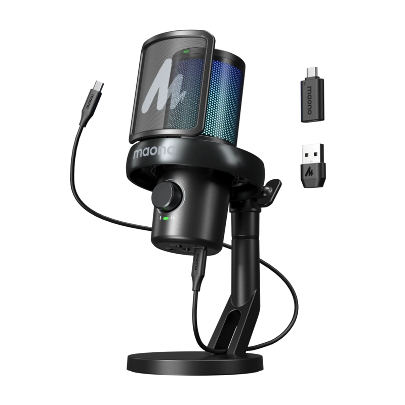 MICROFONO INALAMBRICO CONDENSADOR MAONO DM40 PRO USB C - 2
