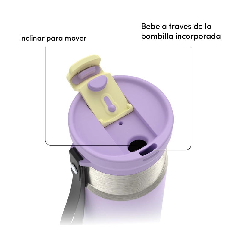 BOTELLA TERMICA FRIO Y CALOR CONTIGO DUAL SIP 473ML MORADO - 2