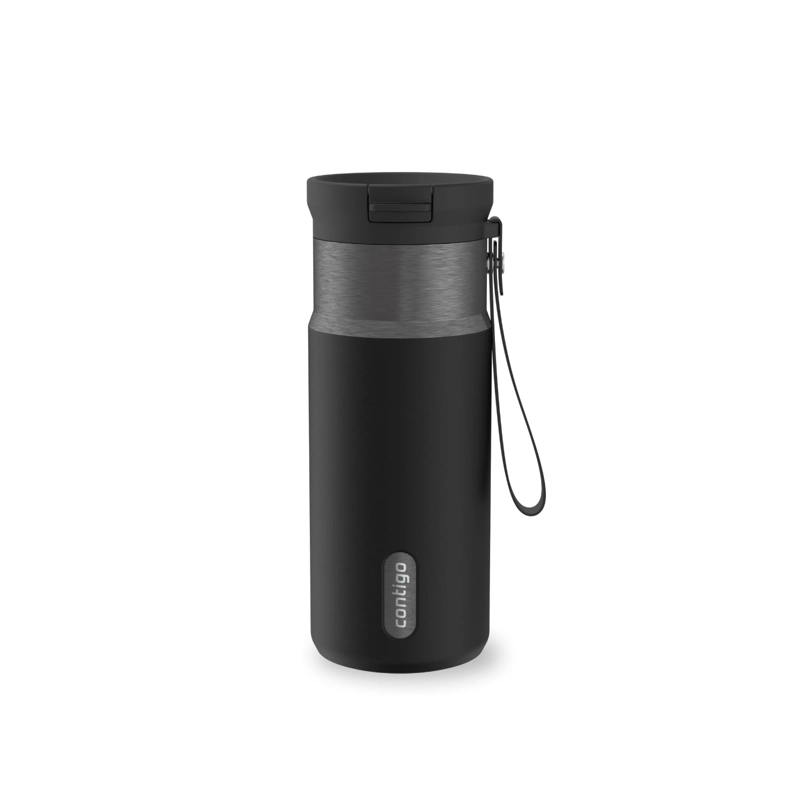 MUG TERMICO CONTIGO SNAPSEAL 473ML NEGRO - 1