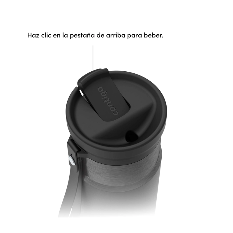 MUG TERMICO CONTIGO SNAPSEAL 473ML NEGRO - 3