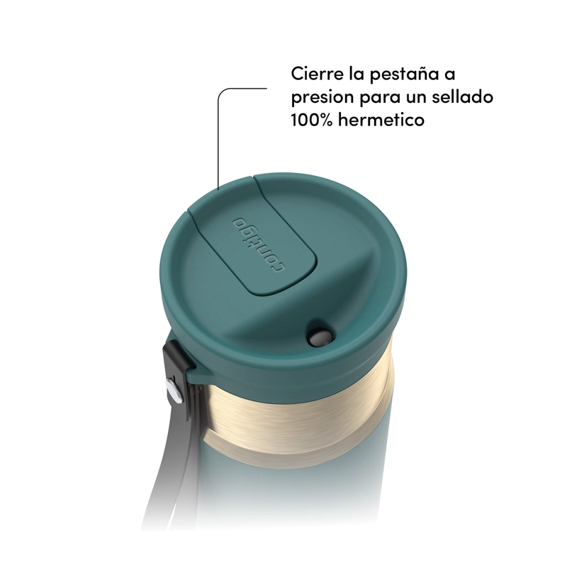 MUG TERMICO CONTIGO SNAPSEAL 473ML VERDE - 2
