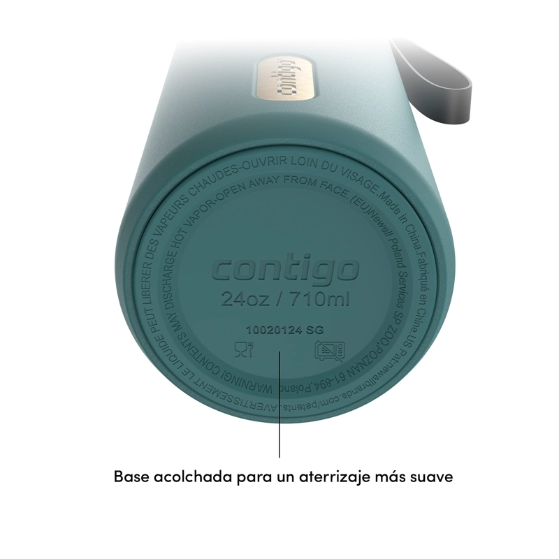 BOTELLA TERMICA CONTIGO DUAL SIP 710ML VERDE - 4
