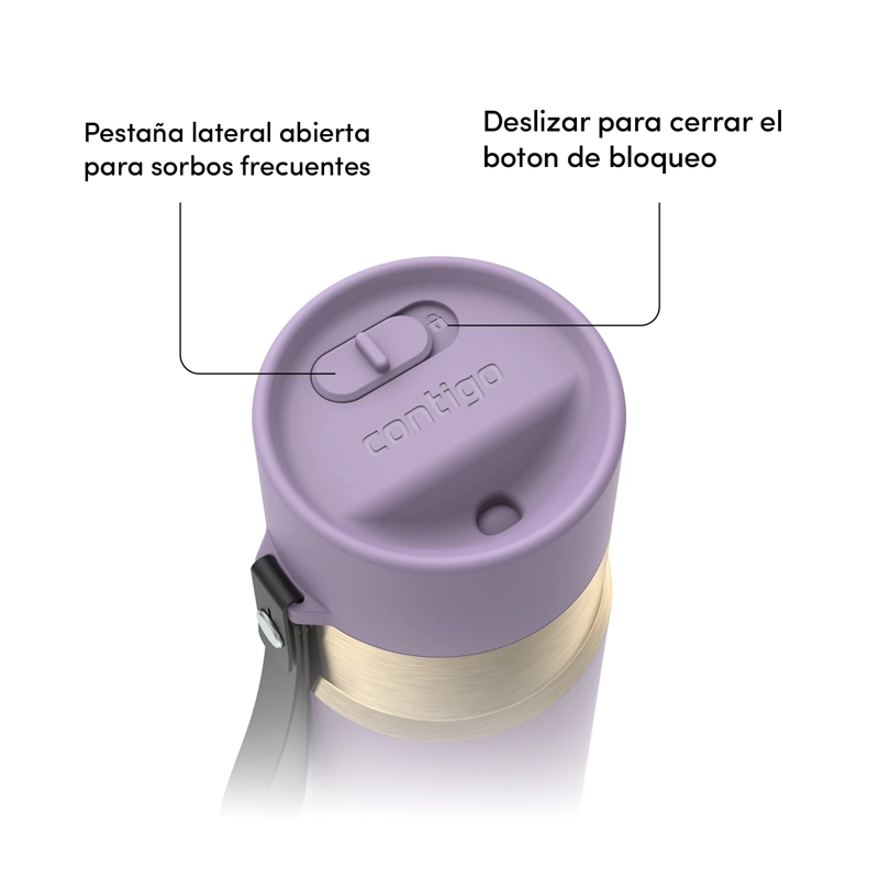 MUG TERMICO CONTIGO AUTOSEAL 473ML LILA - 2