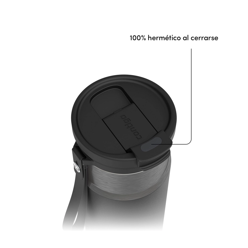 Botella Termica Contigo Dual Sip 710ml Negro - 3