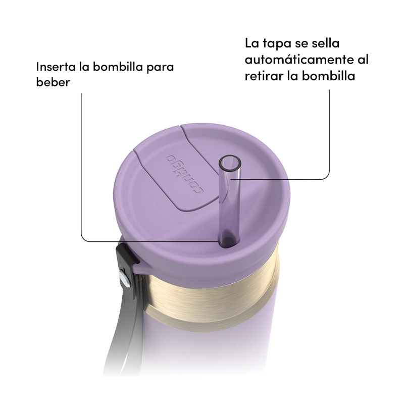 MUG TERMICO CONTIGO SNAPSEAL 710ML LILA - 3