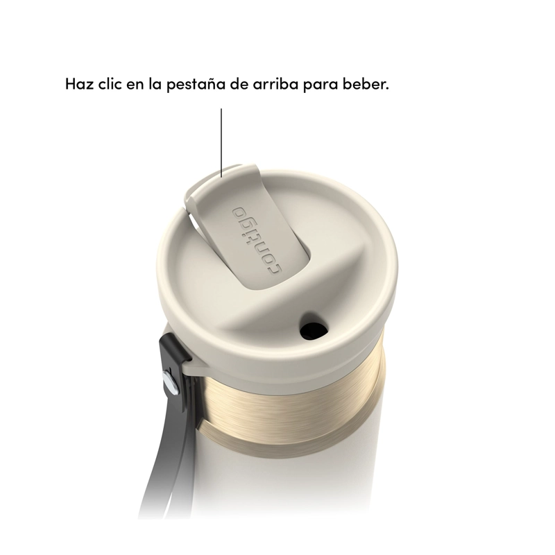MUG TERMICO CONTIGO SNAPSEAL 473ML BLANCO - 3