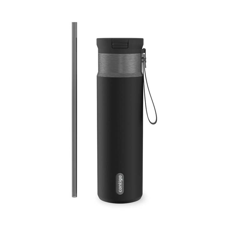 MUG TERMICO CONTIGO SNAPSEAL 710ML NEGRO - 1