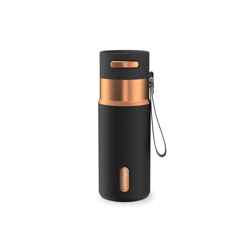 MUG TERMICO CONTIGO AUTOSEAL 473ML NEGRO COBRE - 1