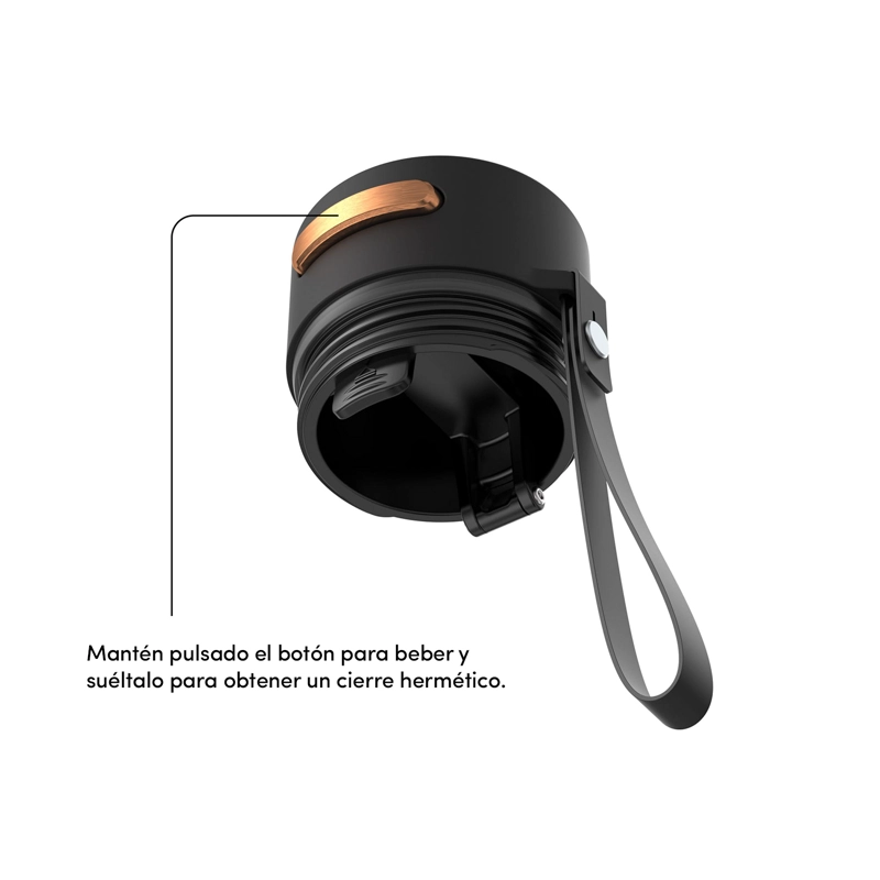 MUG TERMICO CONTIGO AUTOSEAL 473ML NEGRO COBRE - 3