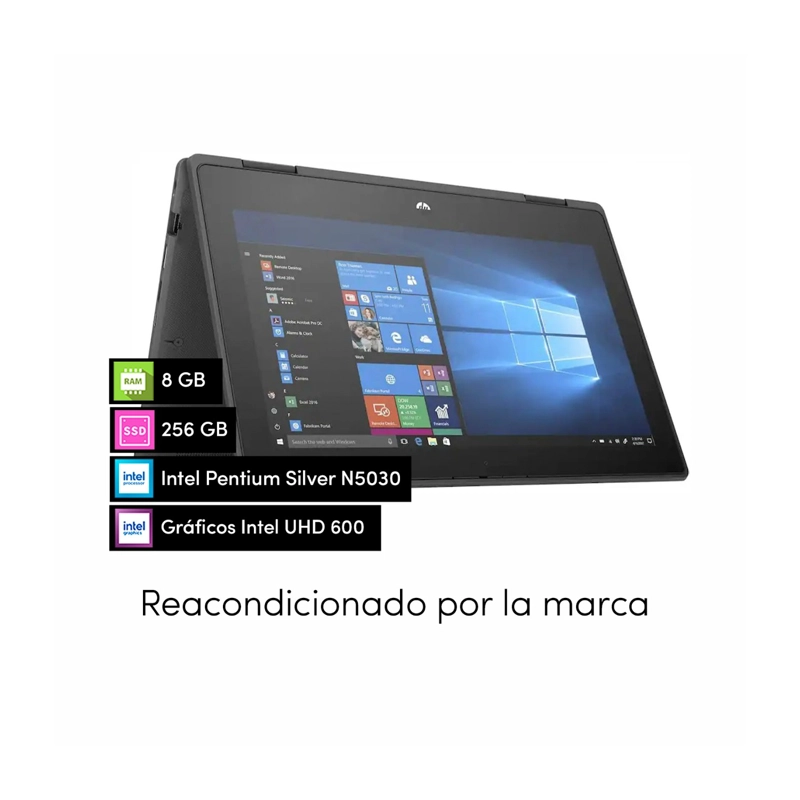 NOTEBOOK HP PROBOOK X360 INTEL N5030 8GB 256GB 11.6 TACTIL HD W11 - 2