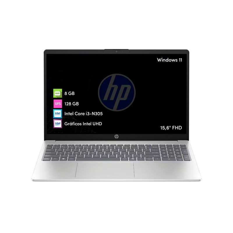 NOTEBOOK HP INTEL CORE I3-N305 8GB 128GB 15.6 FHD WIN11 - 1