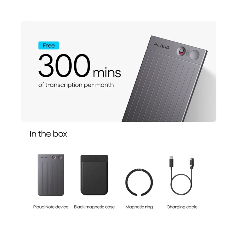 GRABADORA DE VOZ CON IA PLAUD NOTE AI VOICE RECORDER - 4