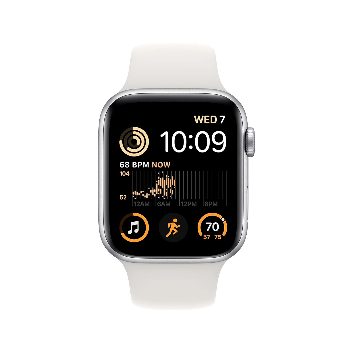 APPLE WATCH SE GPS (2DA GEN) 40MM CAJA ALUMINIO CORREA BLANCA - 2