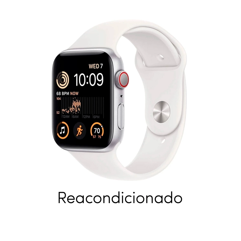 APPLE WATCH SE GPS (2DA GEN) 40MM CAJA ALUMINIO CORREA BLANCA - 4