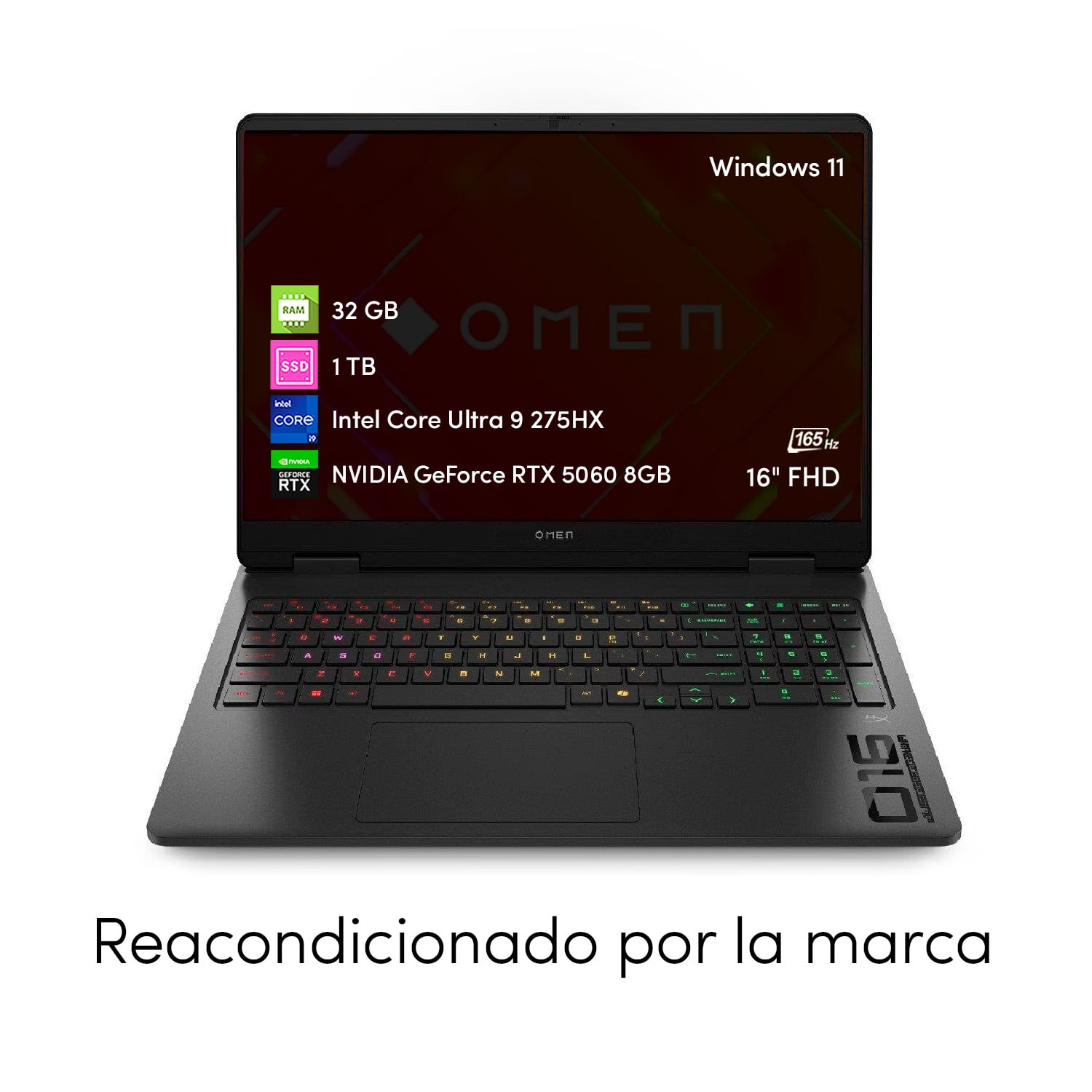 NOTEBOOK GAMER HP OMEN MAX INTEL ULTRA 9 32GB 1TB SSD RTX5060 16' FHD 165HZ - 2