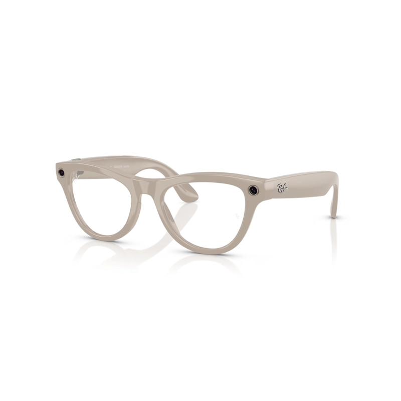 LENTES INTELIGENTES  RAYBAN META SKYLER GEN 1 GRIS BRILLANTE CRISTAL TRANSITIONS - 2