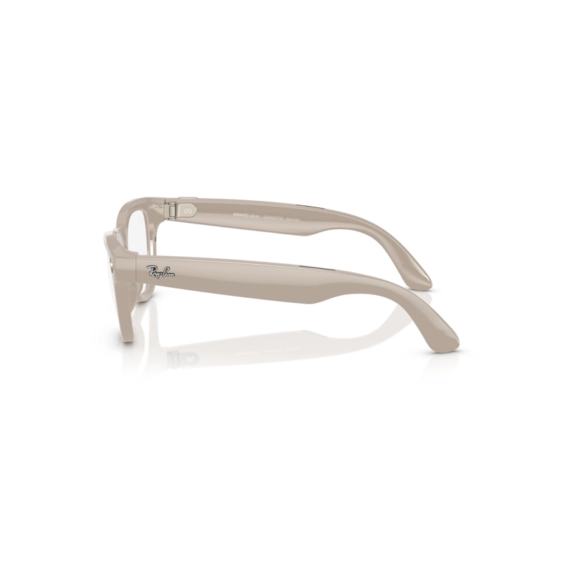 LENTES INTELIGENTES  RAYBAN META SKYLER GEN 1 GRIS BRILLANTE CRISTAL TRANSITIONS - 3