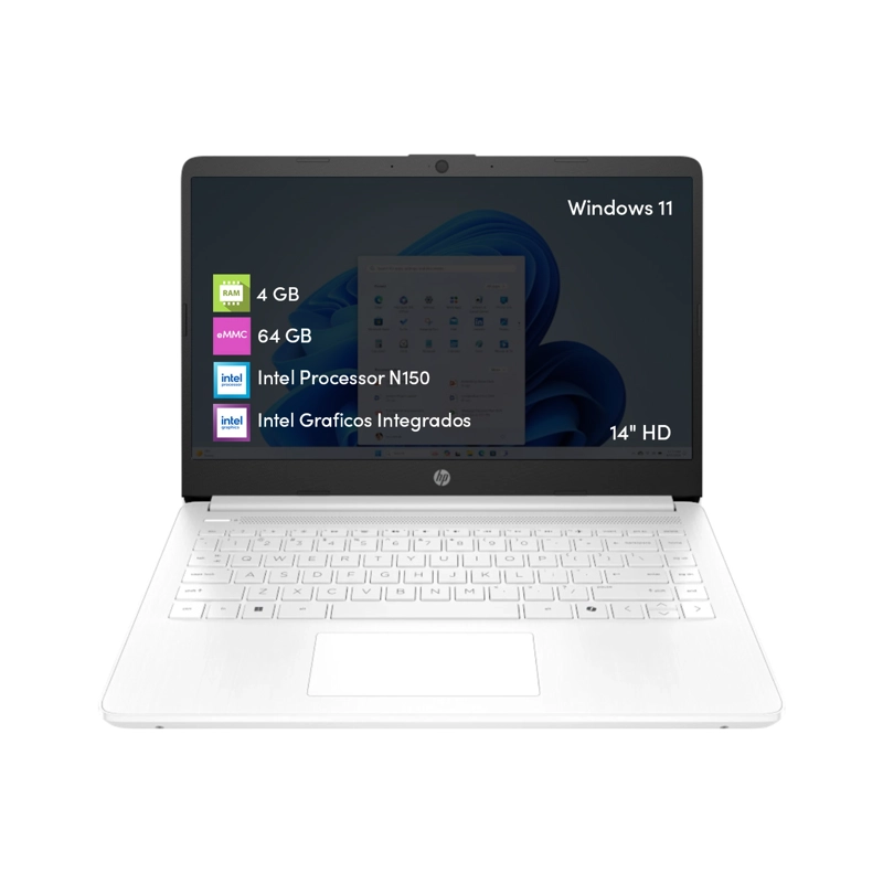 NOTEBOOK HP INTEL N150 4GB 64GB 14' HD WIN11 - 1