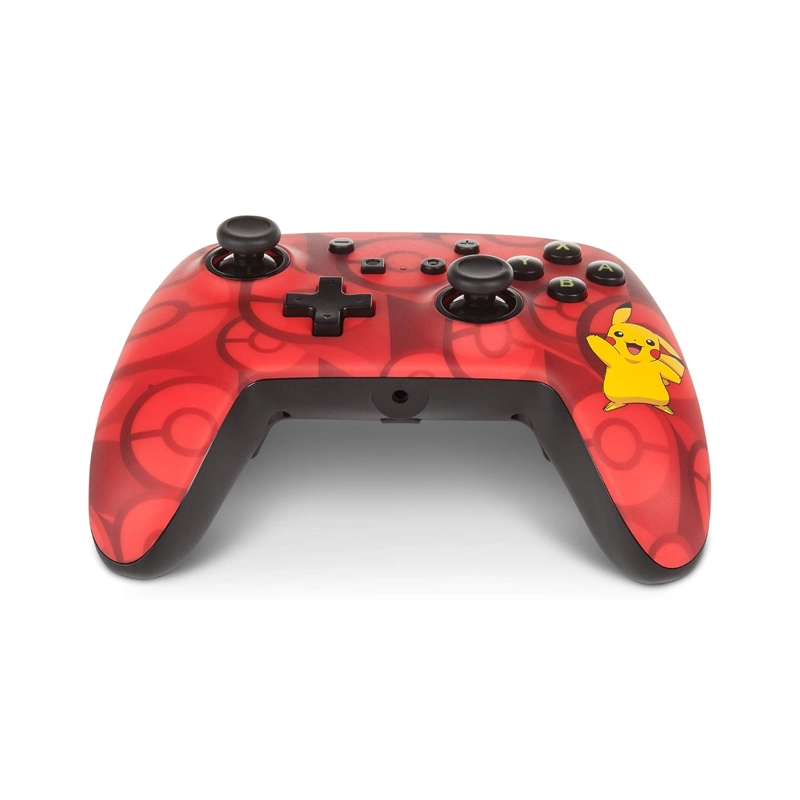 CONTROL JOYSTICK POWER A PIKACHU NINTENDO SWITCH ROJO USB - 2