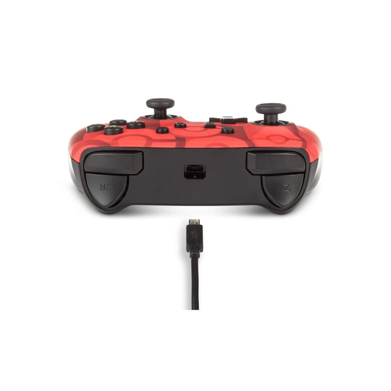 CONTROL JOYSTICK POWER A PIKACHU NINTENDO SWITCH ROJO USB - 4