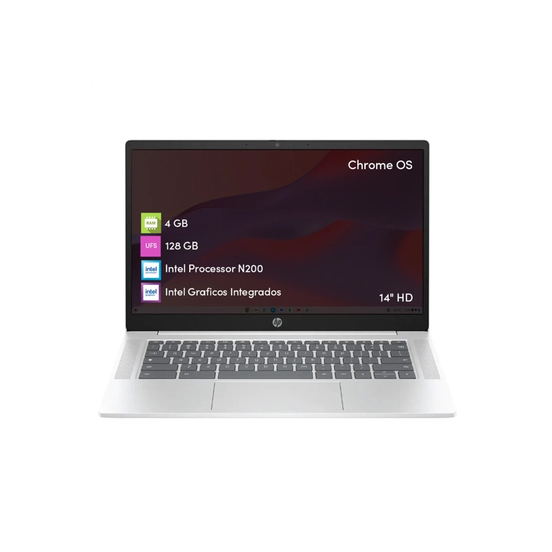 NOTEBOOK CHROMEBOOK HP INTEL N200 4GB 128GB 14' HD CHROME OS - 1
