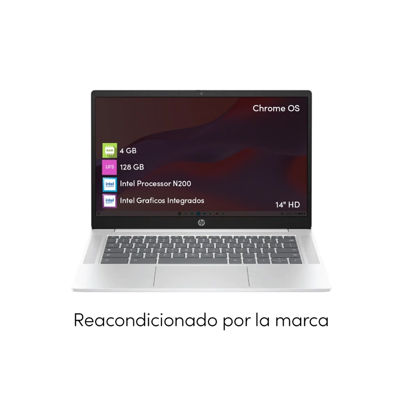NOTEBOOK CHROMEBOOK HP INTEL N200 4GB 128GB 14' HD CHROME OS - 5