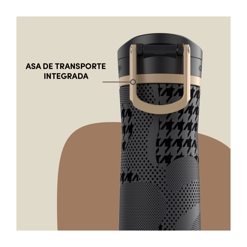 BOTELLA TERMICA CONTIGO AUTOPOP JACKSON 710ML ANTIDERRAME NEGRO - 6