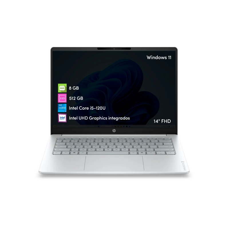 Notebook HP Omnibook Intel Core 5 8GB 512GB SSD 14 2K W11 - 1
