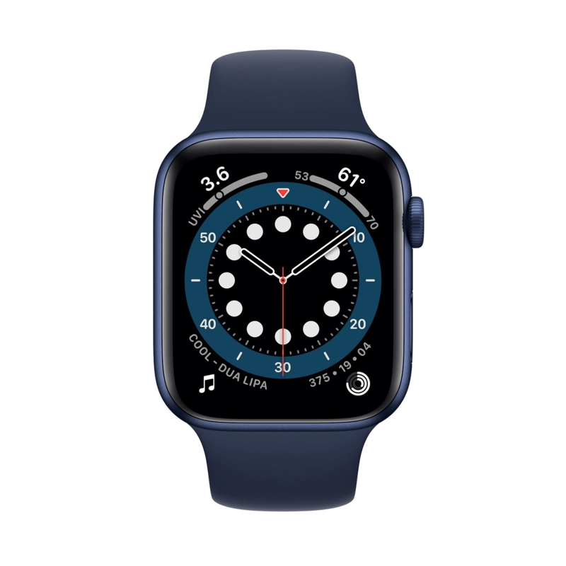 RELOJ APPLE WATCH SERIES 6 44MM GPS + WIFI BLUE ALUMINION CASE DEEP NAVY SPORT BAND - 3