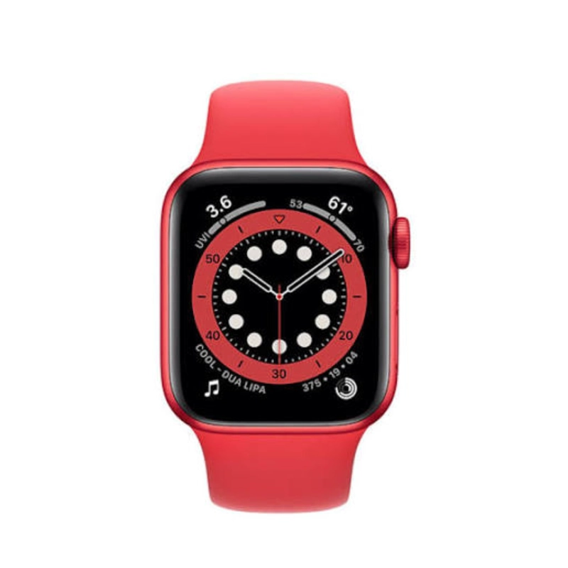 RELOJ APPLE WATCH SERIES 6 40MM GPS RED ALUMINUM CASE RED SPORT BAND - 3
