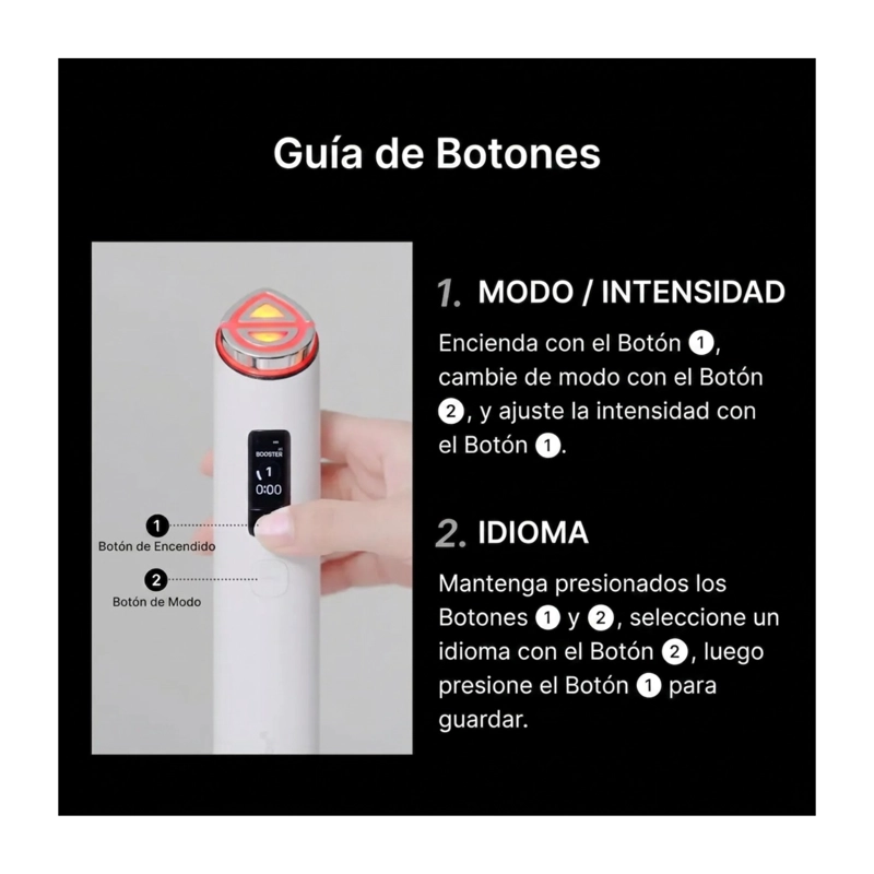 DISPOSITIVO FACIAL MEDICUBE BOOSTER PRO X2 7 EN 1 BLANCO 2026 - 5